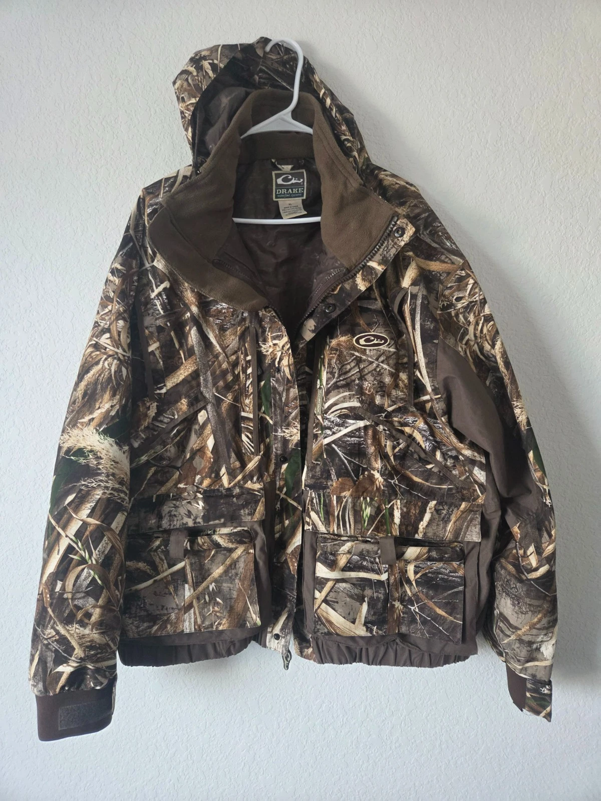 Drake Waterfowl DW2112-015-4 XL Magnattach Realtree Wader Jacket