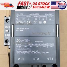 New In Box ABB A185-30 A185-30-11 AC Contactor 24V、110V、220-230V US Free TAX