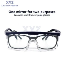 Safety Goggles Protective Eye Glasses Chemical Lab Anti Fog Lens Welding Glasses