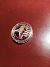 1/4 Dollar Donald Trump Farbmünze