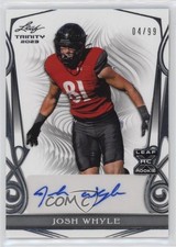 2023 Leaf Trinity White Silver 4/99 Josh Whyle #BA-JW1 Auto 1u6