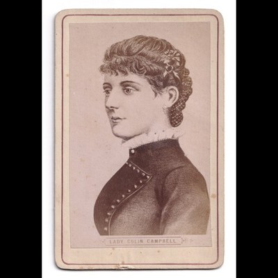 CDV, Lady Colin Campbell. Gertrude Elizabeth Blood.