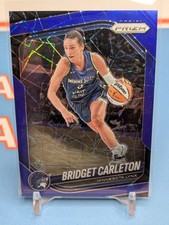 2025 Panini Prizm WNBA Bridget Carleton Prizm #88 Blue Velocity Prizm