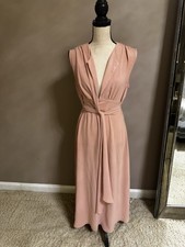 Shein Pink Summer Dress Sz S Womens