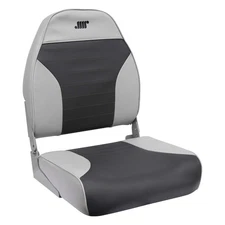 Wise 8WD588PLS-664 Standard High Back Boat Seat Grey/Charcoal