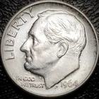 1964 D Roosevelt Dime - Uncirculated Die Clash Error - 90% Silver 10C