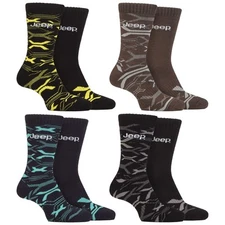 Breathable Cushioned Bamboo Work Boot Socks - Heavy Duty Knit Ribbed Socks