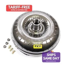 Tci 741125, One Black Steel P/G 11In Cir Fits cle Track Torque Converter Perform