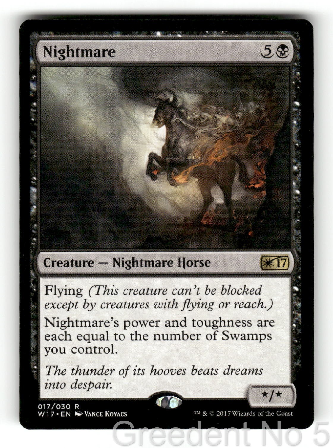 Nightmare 17 Rare Welcome Deck 2017 Magic: The Gathering Lightly Played