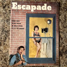 Vintage Escapade Mens Magazine April 1958 Pinup Risqué Cheesecake Burlesque Girl