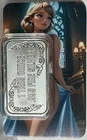 2025 Anna's Sister Sexy 1 oz silver Art Bar mintage 100 with COA