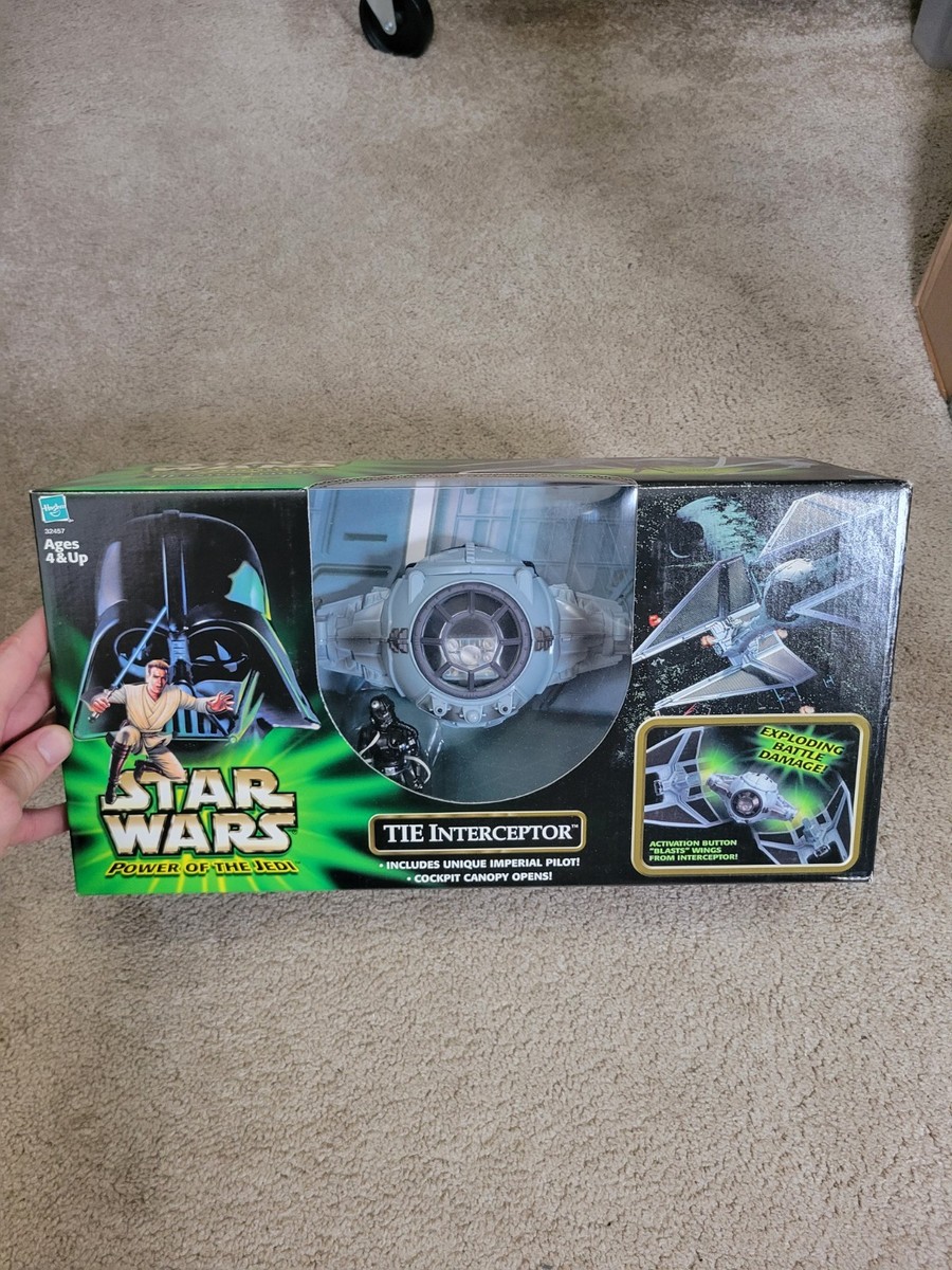 Hasbro Star Wars Power of the Jedi Tie Interceptor 6.6 in Action
