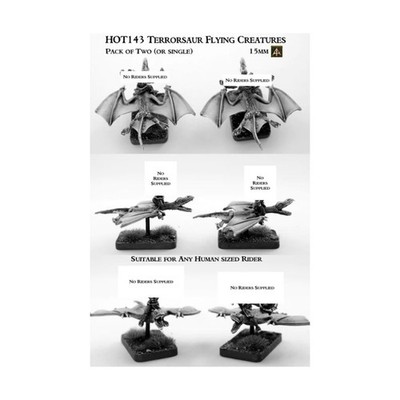 Alternative Armi Hordes Things Mini 15mm Repti  Terrorsaur Flying Crea Pack New