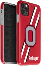 FOCO NCAA Ohio State Buckeyes Hybrid Case for iPhone 11 Pro, X & XS (5.8")