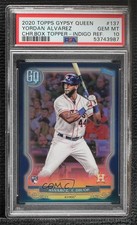 2020 Gypsy Queen Box Topper Chrome Indigo Refractor Yordan Alvarez PSA 10 4nb