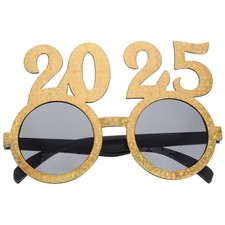 Eyeglasses Prop New Years Plastic Happy Eve Supplies Funny