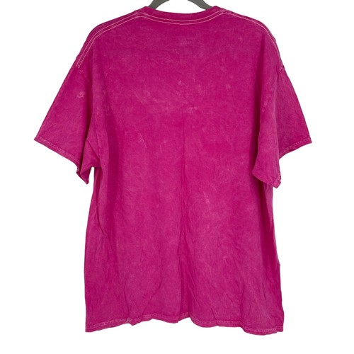 Wu-Tang Clan Live At The Fever II The Bronx T-Shirt Hot Pink Acid Wash XL - Picture 2 of 5