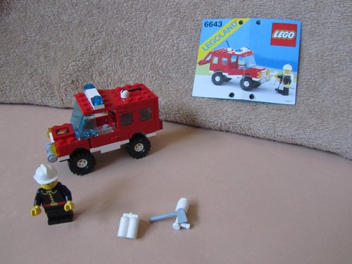 LEGO LEGOLAND Set 6643 Fire Chief´s Truck mit Anleitung Town Classic Feuerwehr