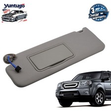 83280SZAA01ZA Left Driver Side Sun Visor w/ Light for Honda Pilot 2009-2015