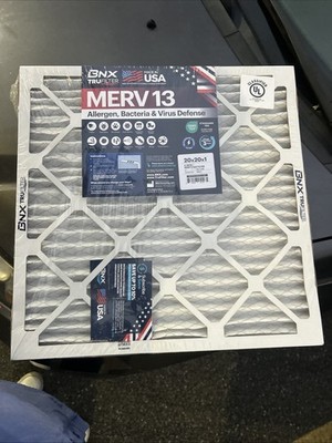 TruFilter MERV 13 Air Filter 6-Pack - Electrostatic Protection for Cleaner Air