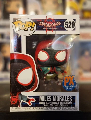 Miles Morales #529-Spider-Man Into the Spider-Verse Funko Pop! Read Description)