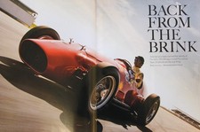 Original 2011 OCTANE extracted mag article: 1955 FERRARI 625A Monaco winner test