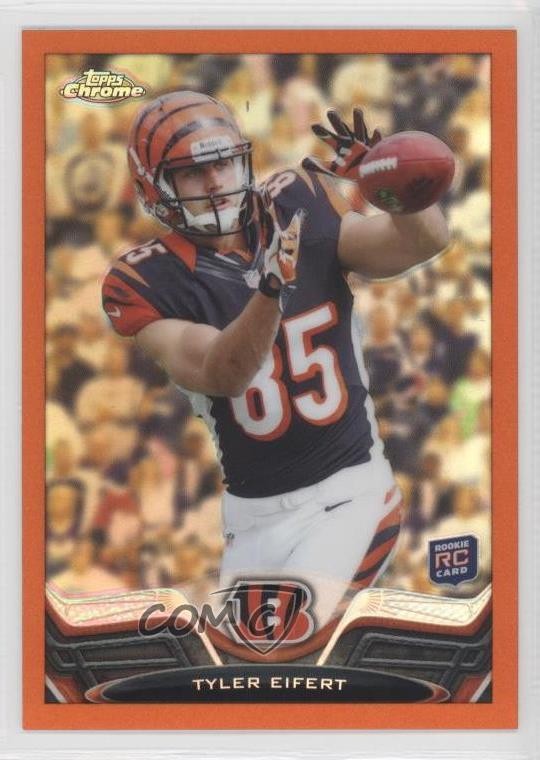 2013 Topps Chrome Retail Orange Refractor Tyler Eifert #30 Rookie RC 2d7