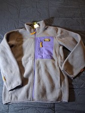 L.L. Bean Mountain Classic Full Zip Fleece Jacket Blue Boys Size M 10-12 505228
