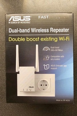 Asus RP-AC55 Dual Band Wireless AC1200 WiFi REPEATER
