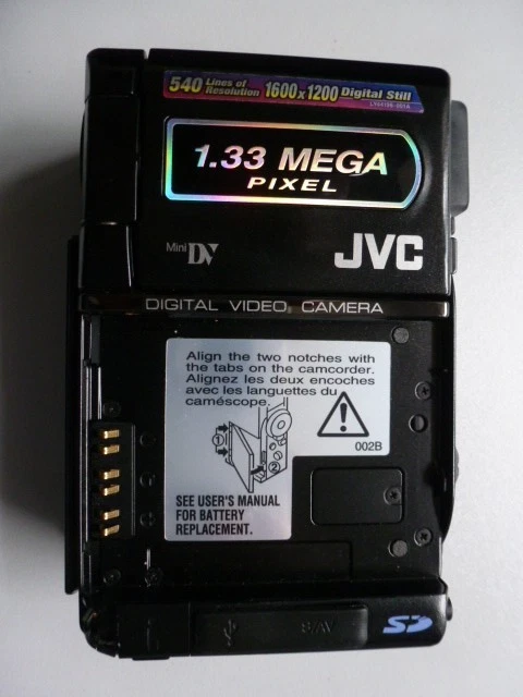 Digitale Video Camera - JVC Mini DV - GR-DVP9E - 1,33 MP - Bild 3 von 4