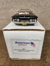 Motor City American Models 143 Am-4 1959 Oldsmobile Convertible Top Down Black Motor City American Models 143 Am-4 1959 Oldsmobile Convertible Top Down Black