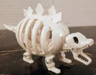 Bandai 1987 Vtg Stegasaurus Skeleton Egg 2" Monster Meteorbs Charanporan Tamago