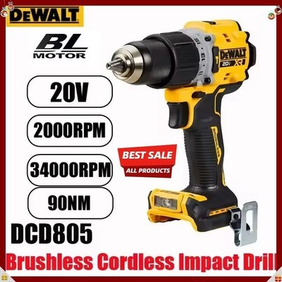 DEWALT DCD805 20V MAX Brushless Cordless Impact Drill Electric Screwdriver