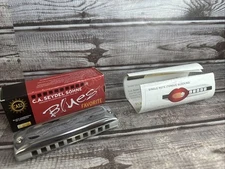 C.A. Seydel Blues Favorite Steel Harmonica Key Of G , Zirk IOB EXC *Please Read*