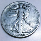 1921-S Walking Liberty Half Dollar Beautiful Coin Rare Date