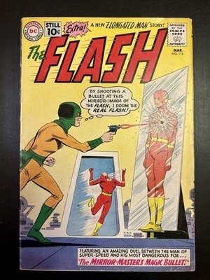 Flash #119 Mirror Master Cover! (1961) Marriage Of Elongated Man And Sue Dibny