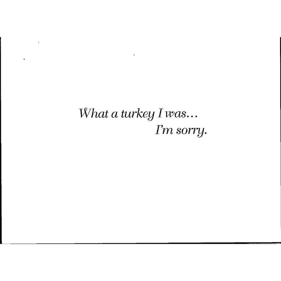 Leanin' Tree Greeting Card I' m Sorry Turkey "Oak Ridge Monarch" by Larry Zach - Image 2 of 3