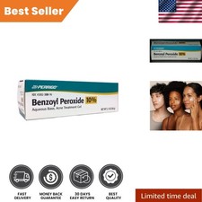 10 Benzoyl Peroxide Acne Treatment Gel - Travel Size 2.1 oz for Quick Results