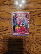 2024 Donruss Optic Football Trey McBride Silver Holo Prizm #5 Arizona Cardinals
