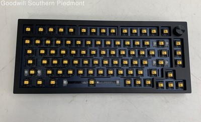 DROP SENSE75 Wired Mechanical Keyboard Yellow Switches - No Key Caps - Tested
