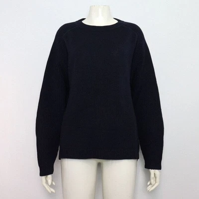 Salvatore Ferragamo Navy Wool Women's Knit aa60907 153207119 [P] - Photo 1/4