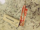 1980s Frost Cutlery Barracuda Knife new made in Japan Red Pick Bone Handle w/Box — photo 8