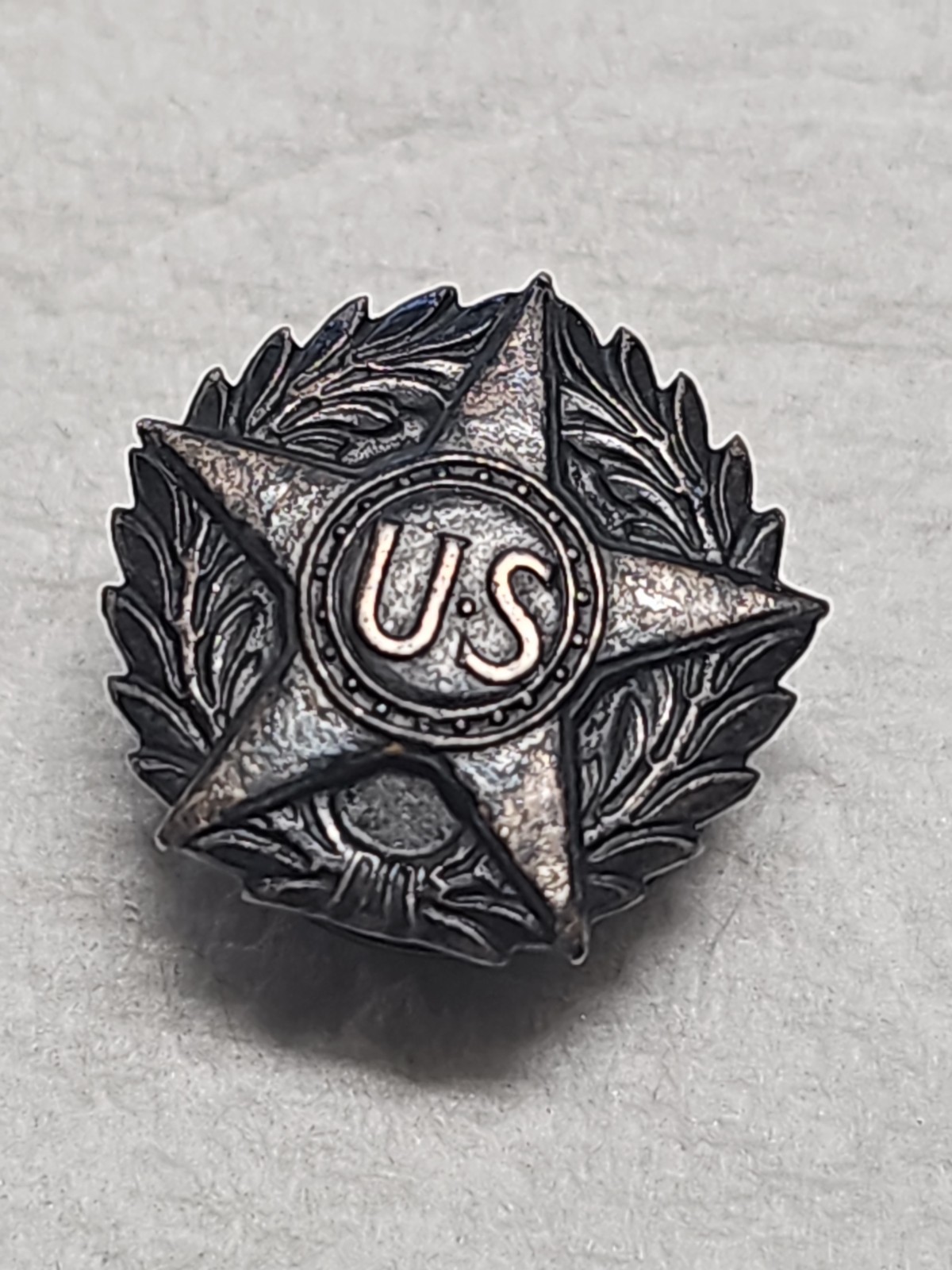 WW1 US Army AEF Military Honorable Discharge Lapel PIN - Silver For ...