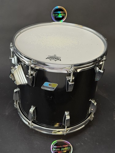 Ludwig 13x12 Power Tom Black Cortex 6 Ply Maple B/o Badge Rack Tom