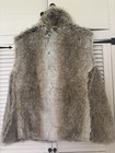 Weatherproof Garment Company Brown Reversible Faux Fur Full Zip Front Warm Vest — photo 3