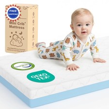 Dual Sided Pack and Play Mattress 3 Inch Soft Firm Memory Foam Breathable Thick