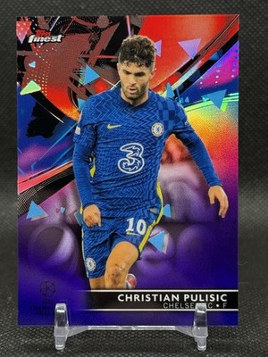 2021-22 Finest Purple Refractor Christian Pulisic 196/299
