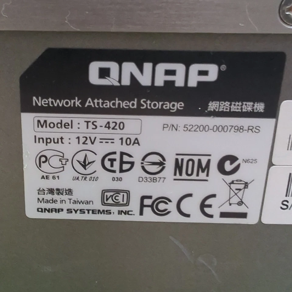 Qnap TS-420 NAS Server 4 Bay Not Tested - Image 4 of 4