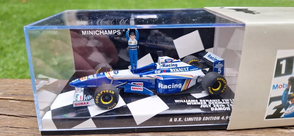 MINICHAMPS /F1 1996 GERMAN GP WILLIAMS FW18 - DAMON HILL - 1/43 SCALE MODEL CAR - Image 2 of 4