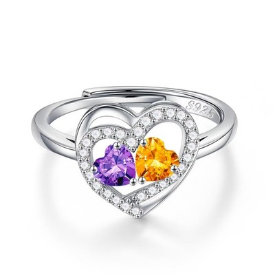 Valentines Day Gifts for Her, Birthstone Rings for Women, November Birthstone...